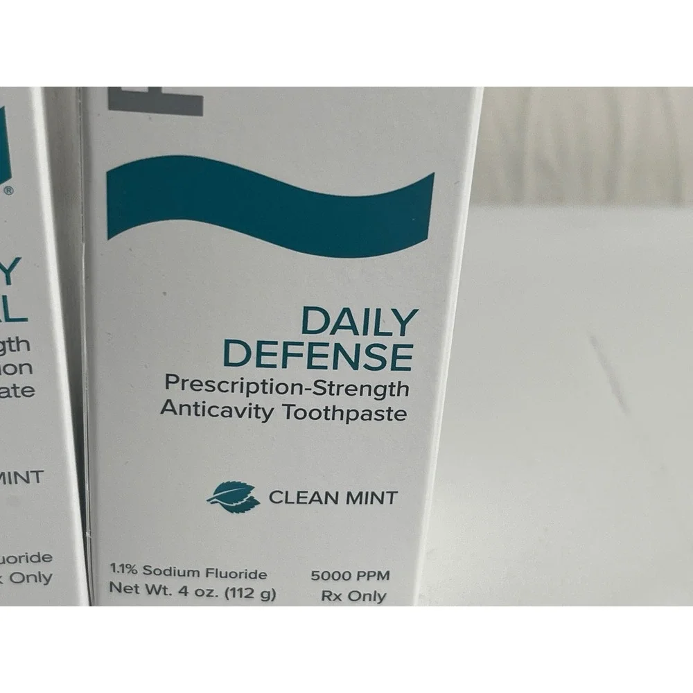 Fluoridex Daily Renewal Oral Rinse 8.4oz & Daily Defense Toothpaste 4oz Mint Set